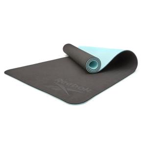 Reebok Yogamatte Doppelseitige - 6mm (Farbe: Blau)