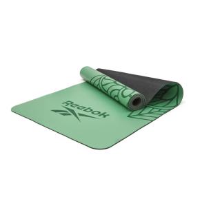 Reebok Yogamatte Naturkautschuk - 4mm - Mandala Grün