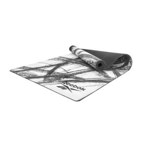 Reebok Yogamatte Naturkautschuk - 4mm - Holzkohle