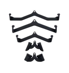 Set mit 5 Riemenscheiben fitnessdigital Griffen Deluxe