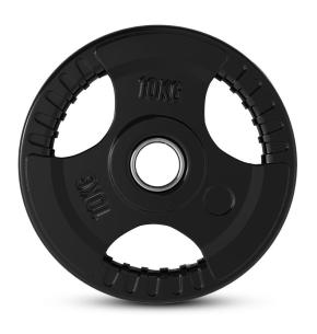 Gummischeibe tri grip fitnessdigital 10kg (Gewicht: 10kg)