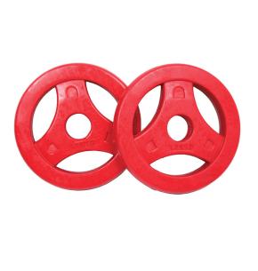 Discos con caucho Tunturi Aerobic 30mm (Peso: 1.25kg, Formato: Par)