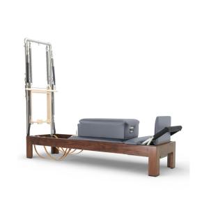 Elina Pilates Klassischer Cadillac Reformer Dunkles Holz 86'' mit Turm + Kostenloser Versand