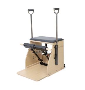 Elina Pilates Hölzernes Base Combo Chair + Kostenloser Versand (Farbe: Grau)