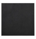 Suelo de Caucho Continuo 20 mm 100 x 100 cm Negro Mate