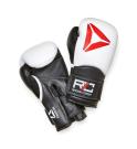 Reebok Echtleder Boxhandschuh - Weiß/Rot Reebok Echtleder Boxhandschuh - Weiß/Rot