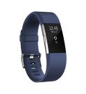 Fitbit Fitness-Tracker Charge 2 Blau/Silber S Fitbit Fitness-Tracker Charge 2 Blau/Silber S