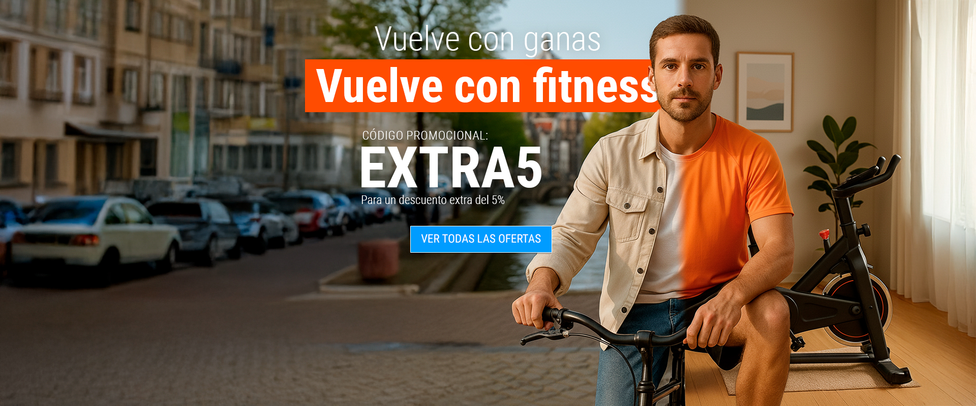 Vuelve con ganas. Vuelve con fitness.